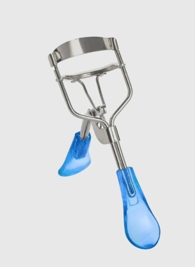 أداة تجعيد الرموش الاحترافية من المعدن والأكريليك – مقبض مريح يناسب جميع أشكال العيون – أداة مكياج عالية الجودة لتجعيد الرموش بسهولة وأمان – مثالية للمبتدئين والمحترفين للحصول على رموش طبيعية وجذابة تدوم طوال اليوم أزرق - Image 1